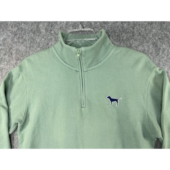 Victorias Secret PINK Quarter Zip Pullover Jacket Women's Size XS Green Dog Logo - Picture 5 of 12